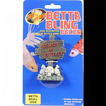 Betta Bling Skull Sign  