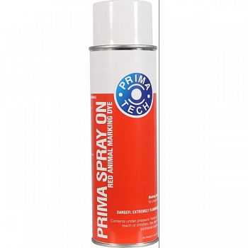 Prima Spray On Animal Marking Dye RED 17.5 OUNCE