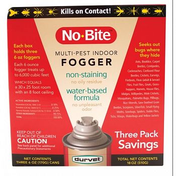 No-bite Fogger 3 Pack Value