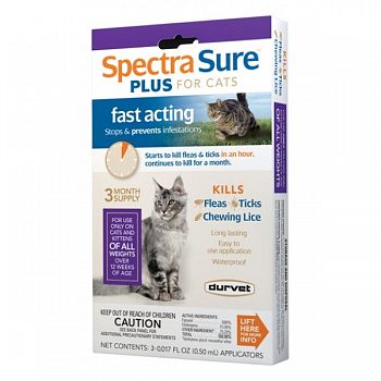 Spectra Sure Plus For Cats - 3 MONTH