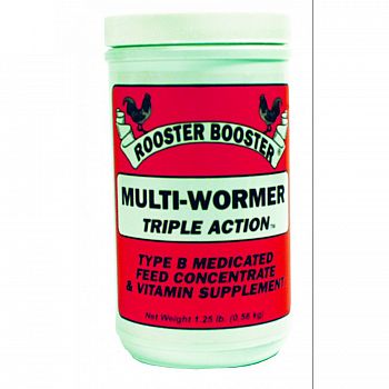 Rooster Booster Wormer Triple Action - 1.25 lbs