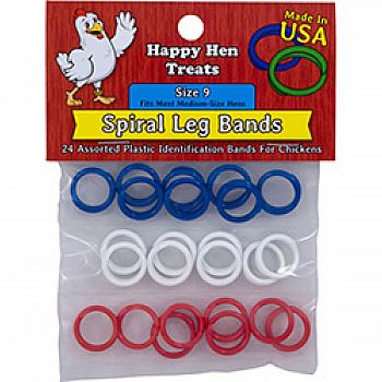Happy Hen Spiral Leg Bands
