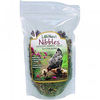 Luv Nest Nibbles Herbal Chicken Treats  4 OUNCE
