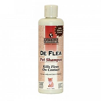 DeFlea Pet Shampoo for Cats RTU - 8 oz.