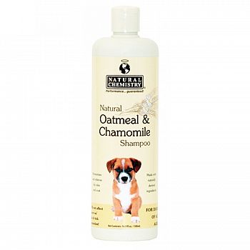 Natural Oatmeal & Chamomile Dog Shampoo 16 oz.