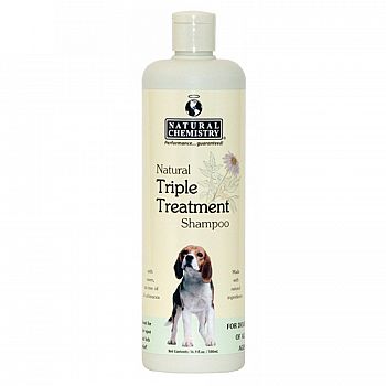 Triple Treatment Dog Shampoo 16.9 oz