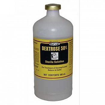 Dextrose 50% for Cattle Ketosis - 500 ml (Case of 12)