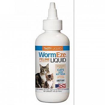 Wormeze Feline Anthelmintic Liquid - 4 oz.