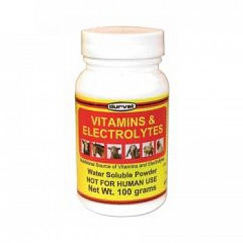 Vitamins and Electrolytes for Livestock - 100 gram