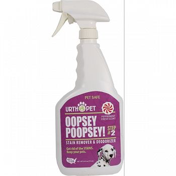 Oopsey Poopsey Spot Cleaner And Deodorizer Step #2 PEPPERMINT 24 OZ
