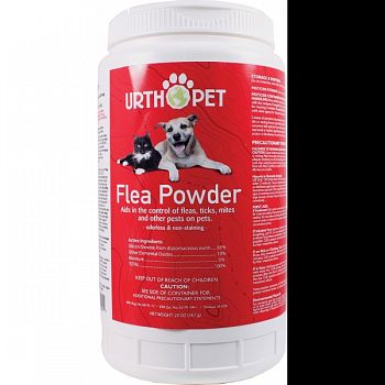 Urthpet Diatomaceous Earth Flea Powder  20 OZ