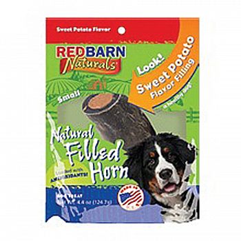 Natural Filled Horn for Dogs - Sweet Potato