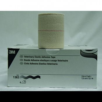 Veterinary Elastic Adhesive Tape Six Pack TAN 3 INCHX3 YARD