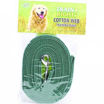 Train Right! Cotton Web Training Leash
