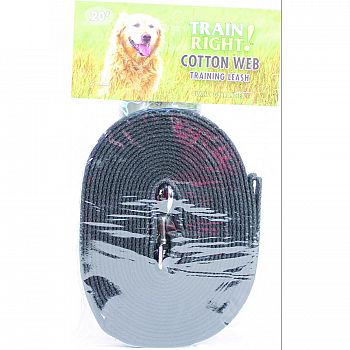 Train Right! Cotton Web Training Leash