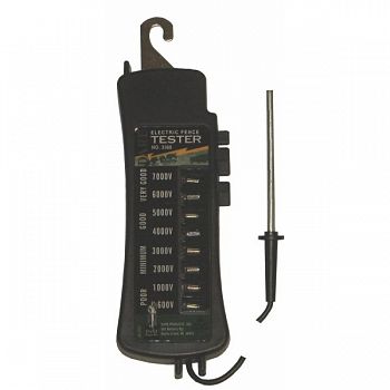 Eight Light Fence Tester 12x4 in Black