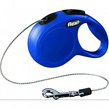 Flexi Classic Cord Extendable Dog Leash BLUE 10 FOOT