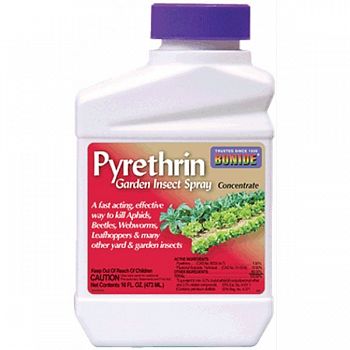 Natural Pyrethrin for Organic Gardening - Pint Spray