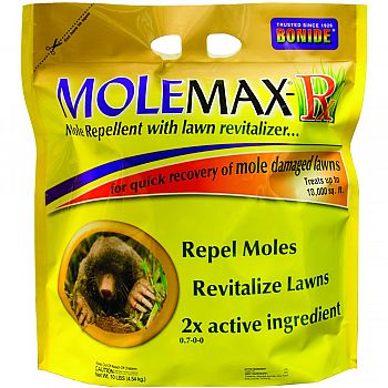 Molemax-rx Mole Repellent With Lawn Revitalizer - 10 lb.