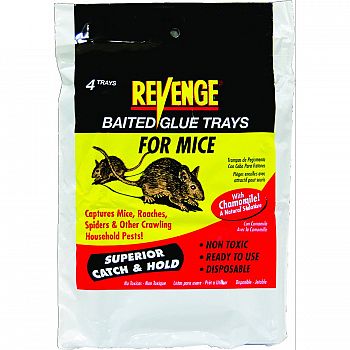 Revenge Baited Glue Trays For Mice