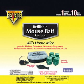 Revenge Mouse Bait Station Refillable