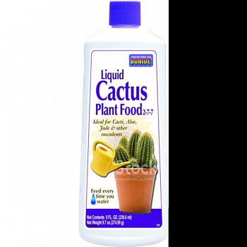 Liquid Cactus Food 2-4-7  8 OUNCE