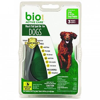 Bio Spot Active Care Flea&tick Spot Dog With Appl