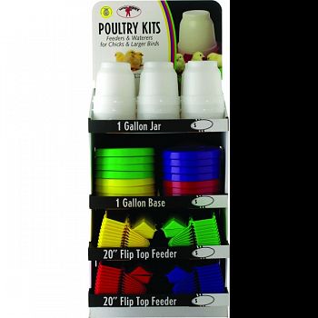 Little Giant Poultry Kit Display ASSORTED 1 GALLON