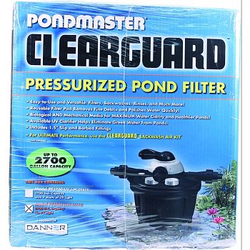 Pondmaster Clearguard Pressurized Filter  2700 GALLON