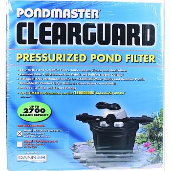 Pondmaster Clearguard Pressurized Filter With Uv  2700 GALLON