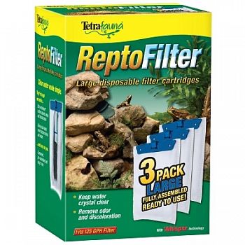 Repto Filter Cartridge - Large / 3 pk.