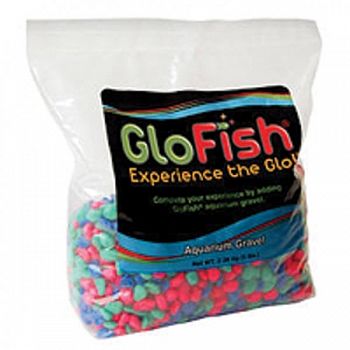 Glofish Aquarium Gravel - Multi Fluorescent 5 lbs. ea. (Case of 6)