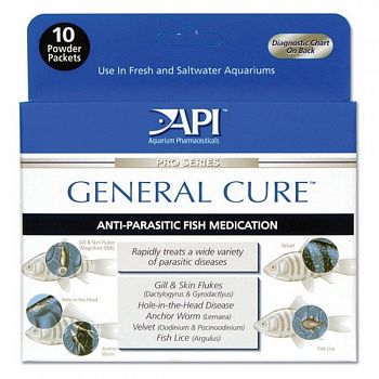 General Cure Powder Packets for Fish