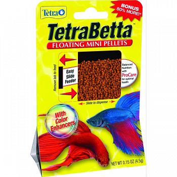 Tetrabetta Floating Food Pellets  .15 OUNCE