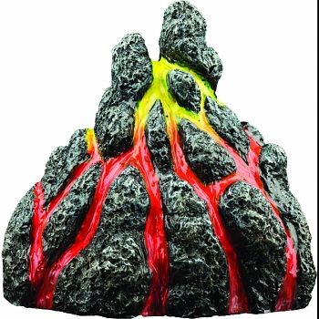 Glofish Volcano Ornament  SMALL