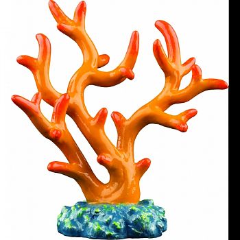 Glofish Branch Coral Ornament ORANGE/YELLOW SMALL