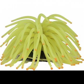 Glofish Yellow Anemone Ornament  SMALL