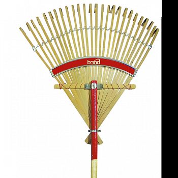 Deluxe Bamboo Rake RED 24 INCH