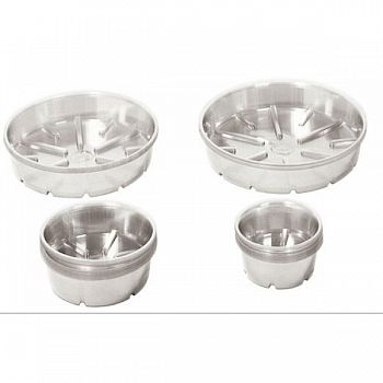 Heavy Duty Clear Plastic Saucer (Case of 24)