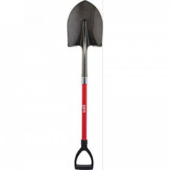 D-handle Fiberglass Round Point Shovel