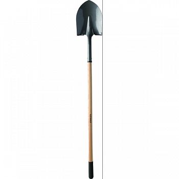 Stanley Round Point Shovel Ash Wood Handle BLACK/YELLOW 58 INCH