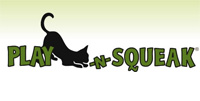 PLAY-N-SQUEAK Play-N-Squeak Wooly Mouse Cat Toy