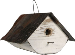 SUMMITVILLE WOODWORKING The Outhouse Bird Feeder WHITE 