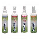 Keep your dog smelling fresh and clean in between a bath with this great smelling spray by Cosmos Corp. May be used a variety of pets and makes your pet look and smell fantastic. Available in an 8 oz. bottle spray and four types.