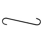 Add this extension hook to hanging basket hook to add length and make watering your plant easier. Great for any hanging plants. Each end has a two inch opening that makes attaching it to a hook or hanging basket easy.