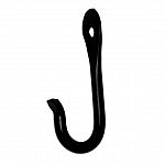 J hook with up turned flared end 3 inch in length and 1/4 inch stock. Comes in black powder finish unless otherwise noted.