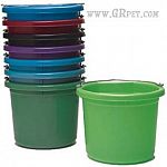 Our tried and true Fortiflex flat back buckets are a favorite among horse owners. Uses: watering, feeding, maintenance and general-purpose use around farm, home or industry.