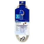 A simple way to perform quick water changes and clean gravel. Just a simple up and down motion with the intake tube will quickly prime the siphon to begin water flow. Debris is pulled away with flowing water and disposed of while gravel falls to the botto