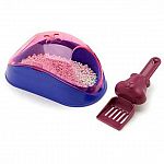 The Hamster Potty was developed to take advantage of your small animals natural instinct to go potty in one specific area of their home. The Hamster Potty can be placed anywhere inside of any hamster or gerbil home.