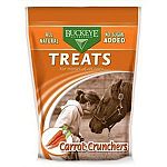 Made with real carrot and contains no additives, presrevatives or artificial flavoring. Treat your horse with a whole and nutritional reward.